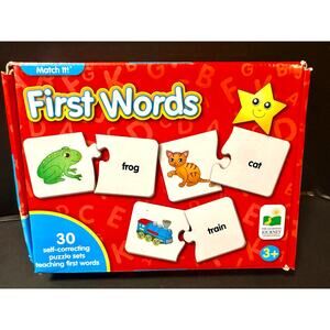 Match it! First Words by the Learning Journey 30 self correcting puzzles